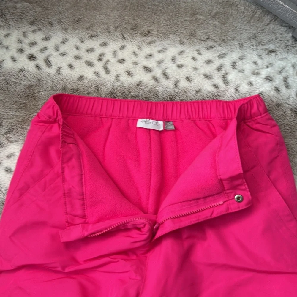 The Children’s Place hot pink puffer ski pants girls size 16 ski outdoor Barbie